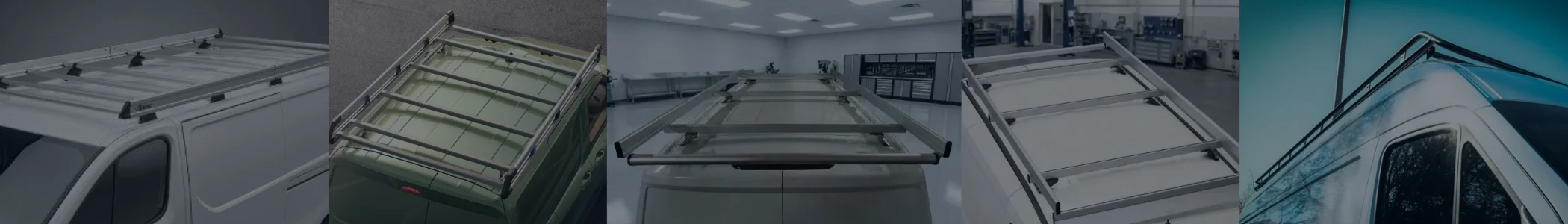 Roof rack van banner