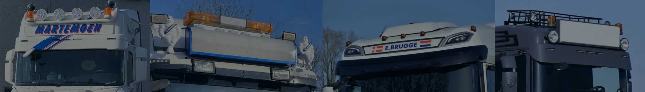 Lichtbak vrachtwagen banner