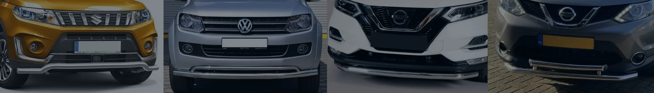 Spoiler bars car banner