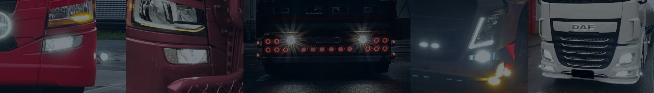 LED mistlampen vrachtwagen banner