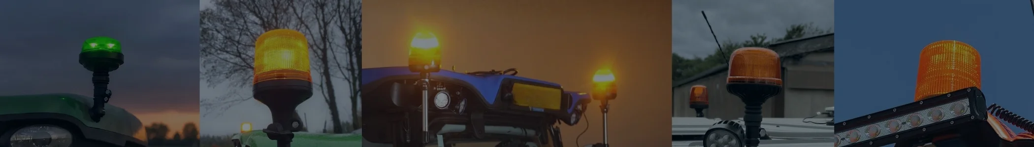Beacon light tractor banner