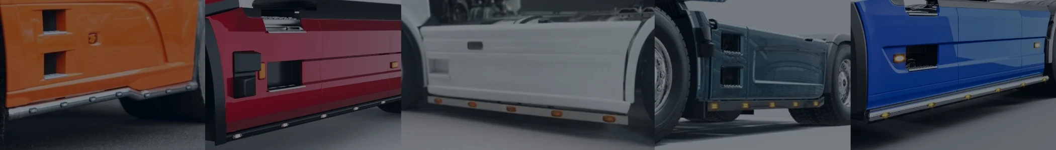 Schwellerrohre Lkw banner