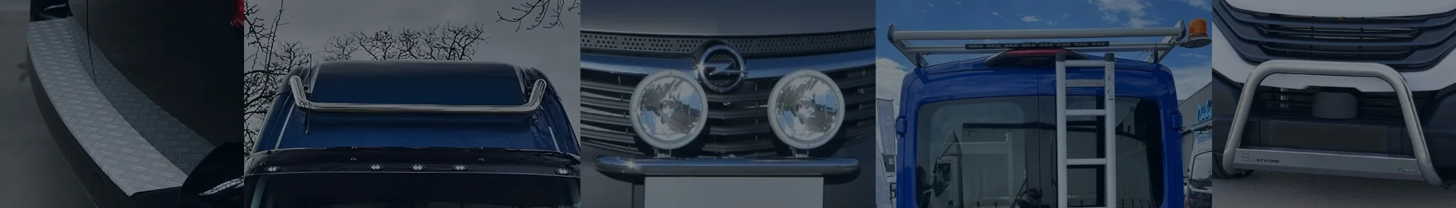 Interieur & exterieur styling bestelwagen banner