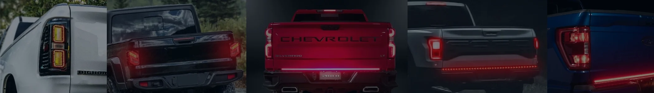 Achterlichten pickup banner