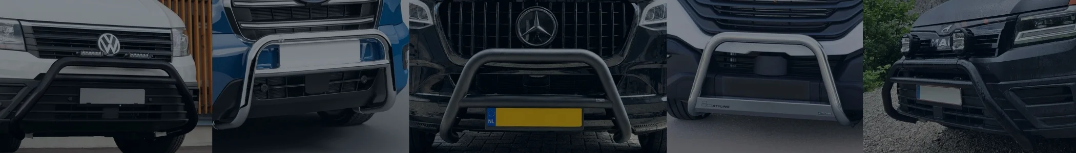Bullbar bestelwagen banner